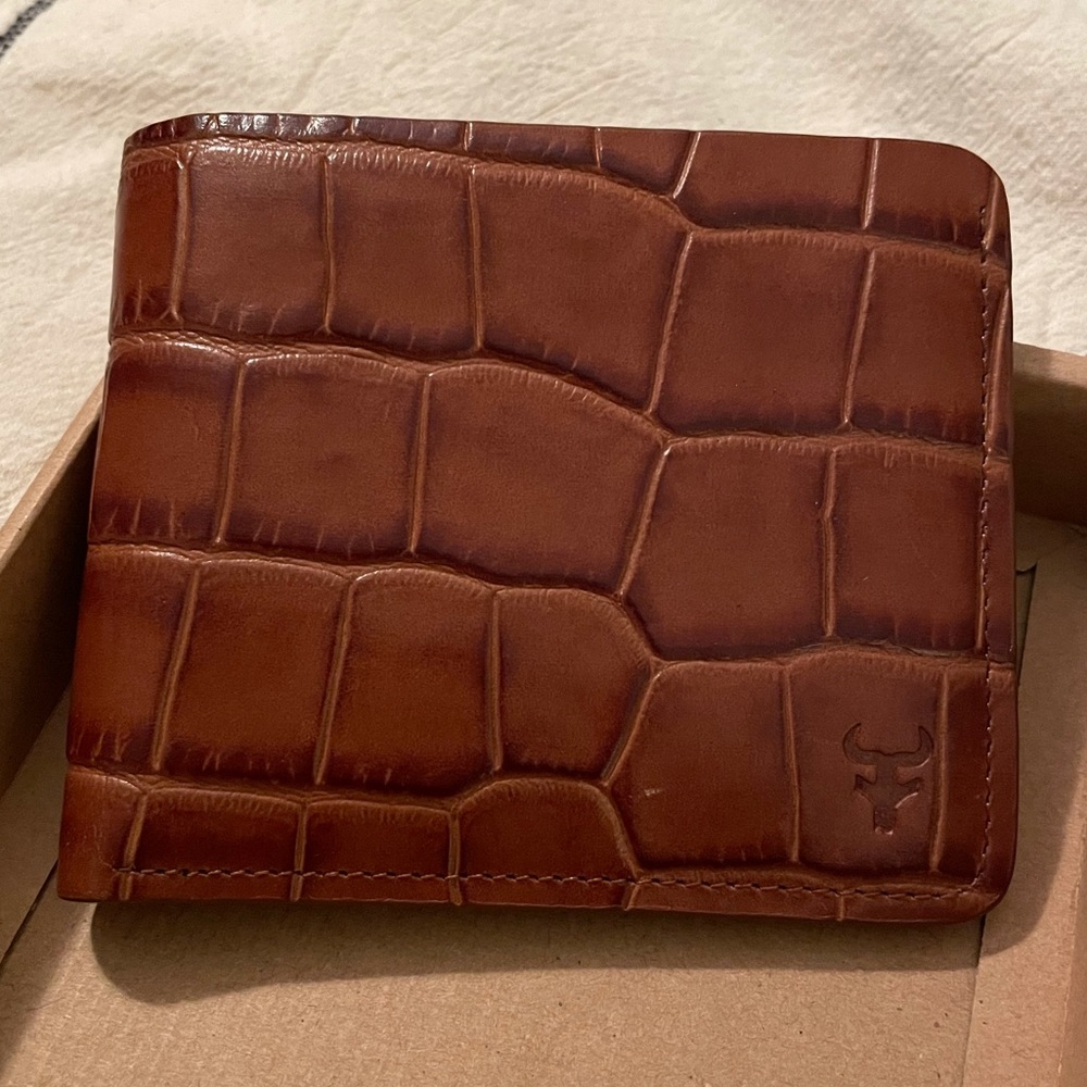 Men Jackson Croc Trask Wallet